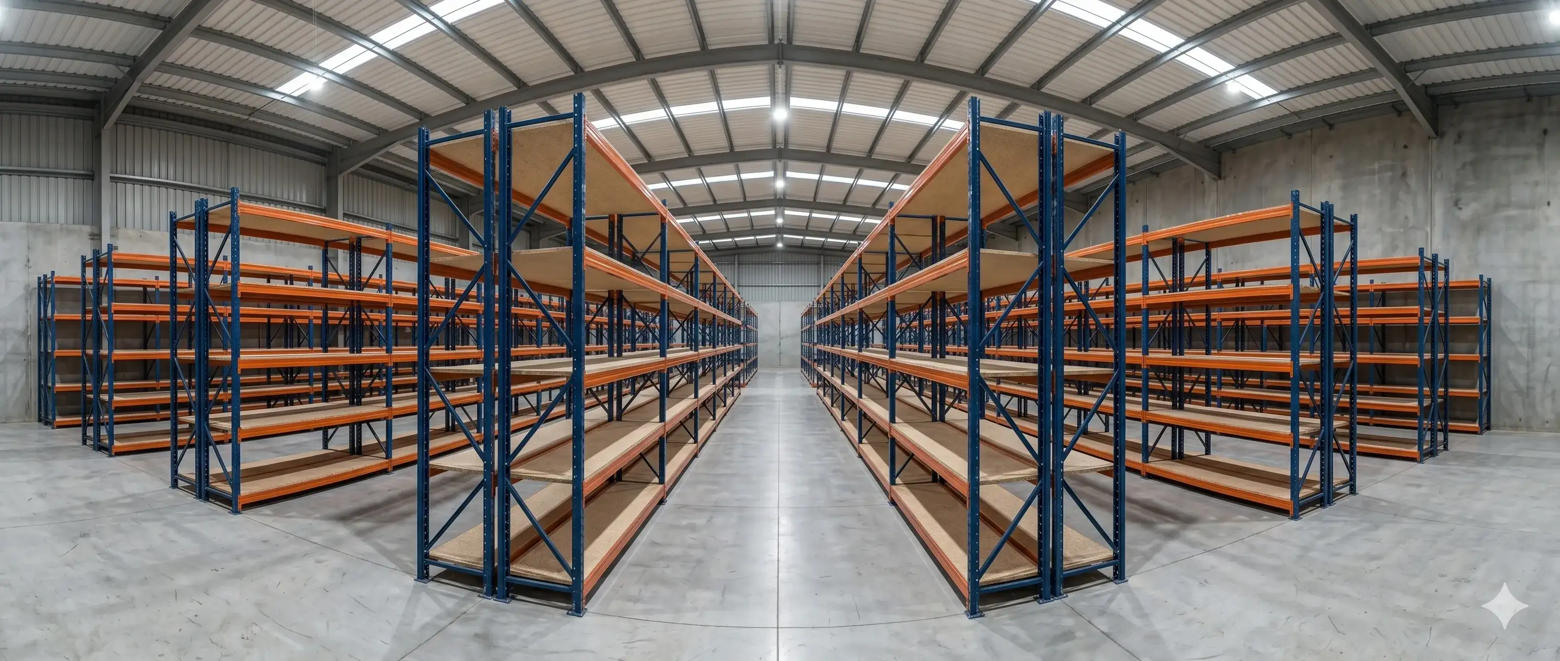 Long Span Shelving installation